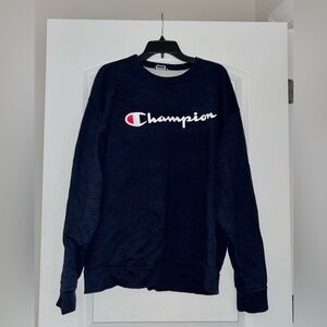 Champion Men's Navy Sweatshirt